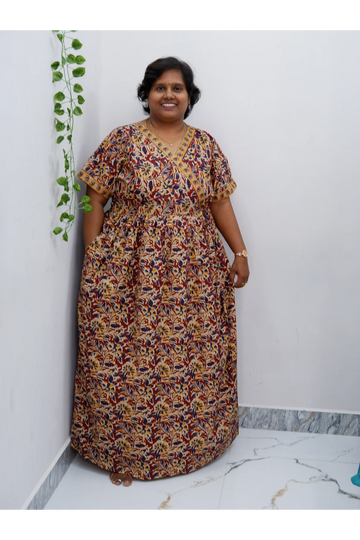 Zipless Pure Cotton Nighty for Women – Soft & Comfortable Wear