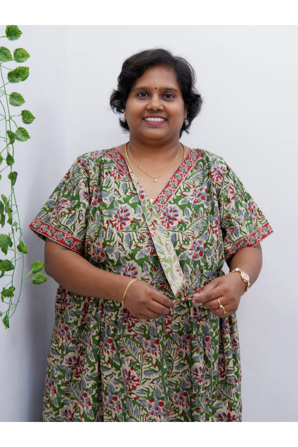 Zipless Pure Cotton Nighty for Women – Soft & Comfortable Wear