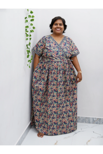 Zipless Pure Cotton Nighty for Women – Soft & Comfortable Wear