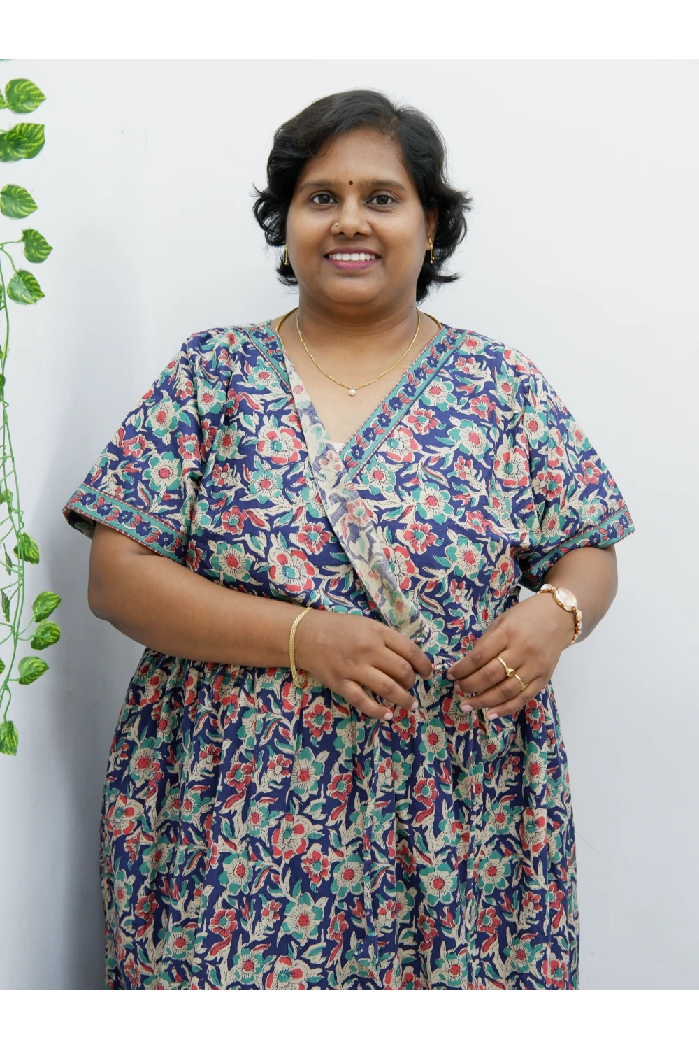 Zipless Pure Cotton Nighty for Women – Soft & Comfortable Wear