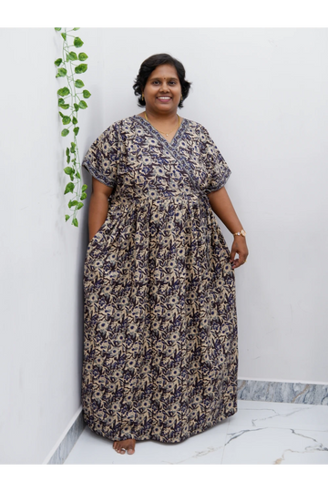 Zipless Pure Cotton Nighty for Women – Soft & Comfortable Wear