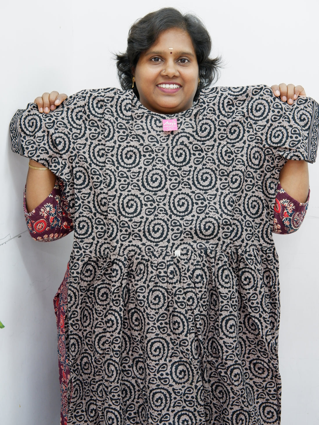 Comfort Fit Maternity Nighty – Side Zip Design