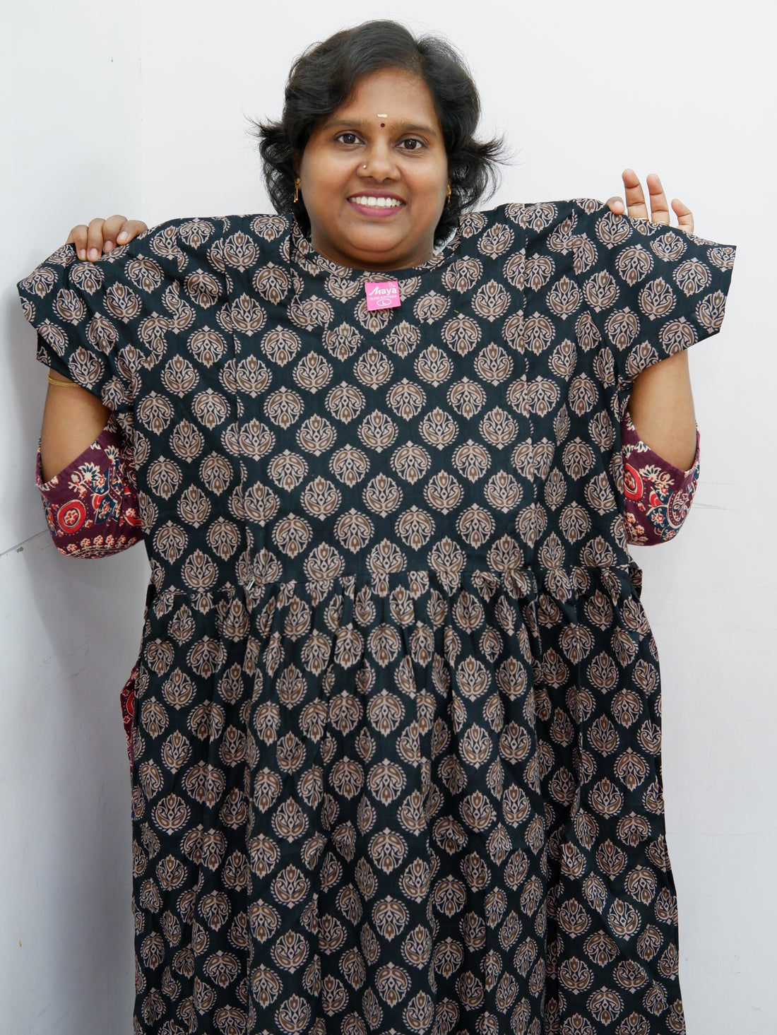 Comfort Fit Maternity Nighty – Side Zip Design