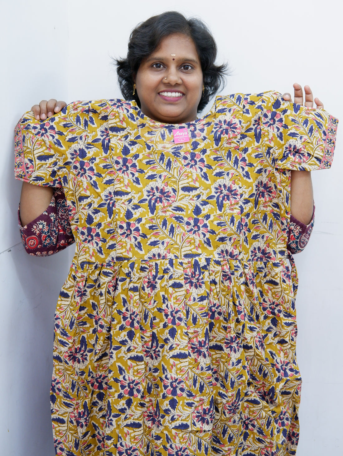 Comfort Fit Maternity Nighty – Side Zip Design