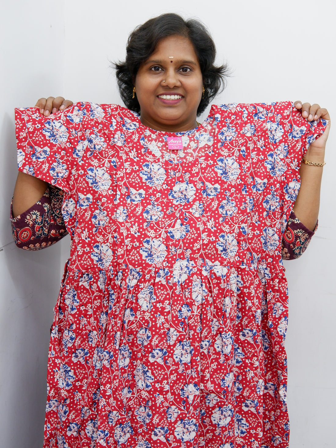 Comfort Fit Maternity Nighty – Side Zip Design