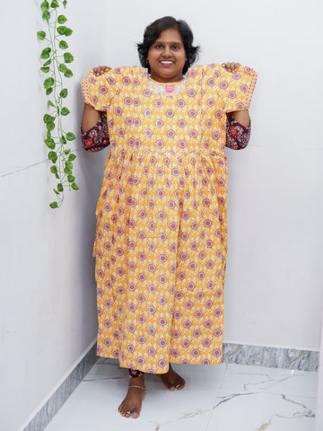 Comfort Fit Maternity Nighty – Side Zip Design