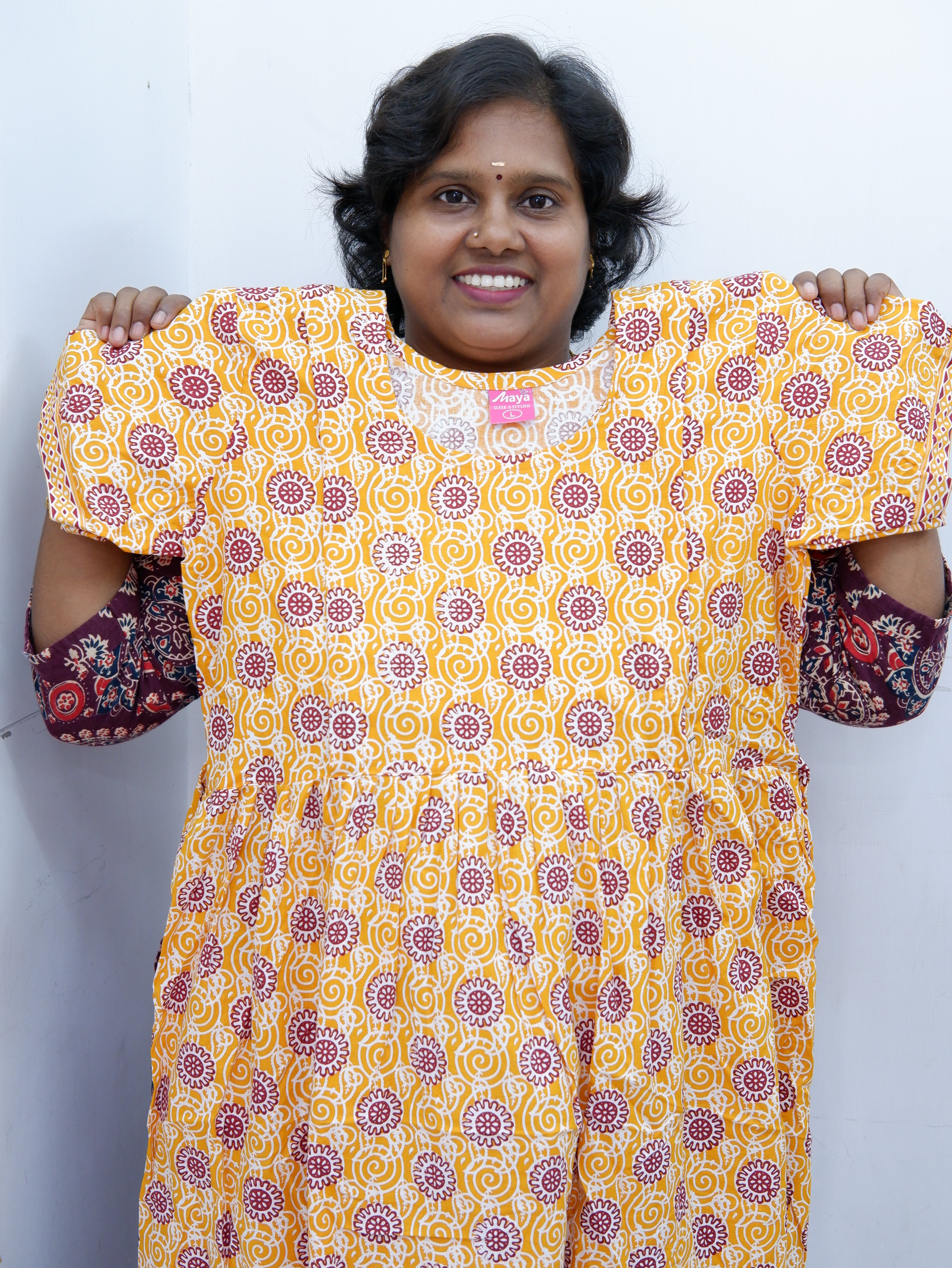 Comfort Fit Maternity Nighty – Side Zip Design