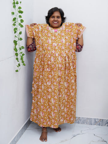 Comfort Fit Maternity Nighty – Side Zip Design