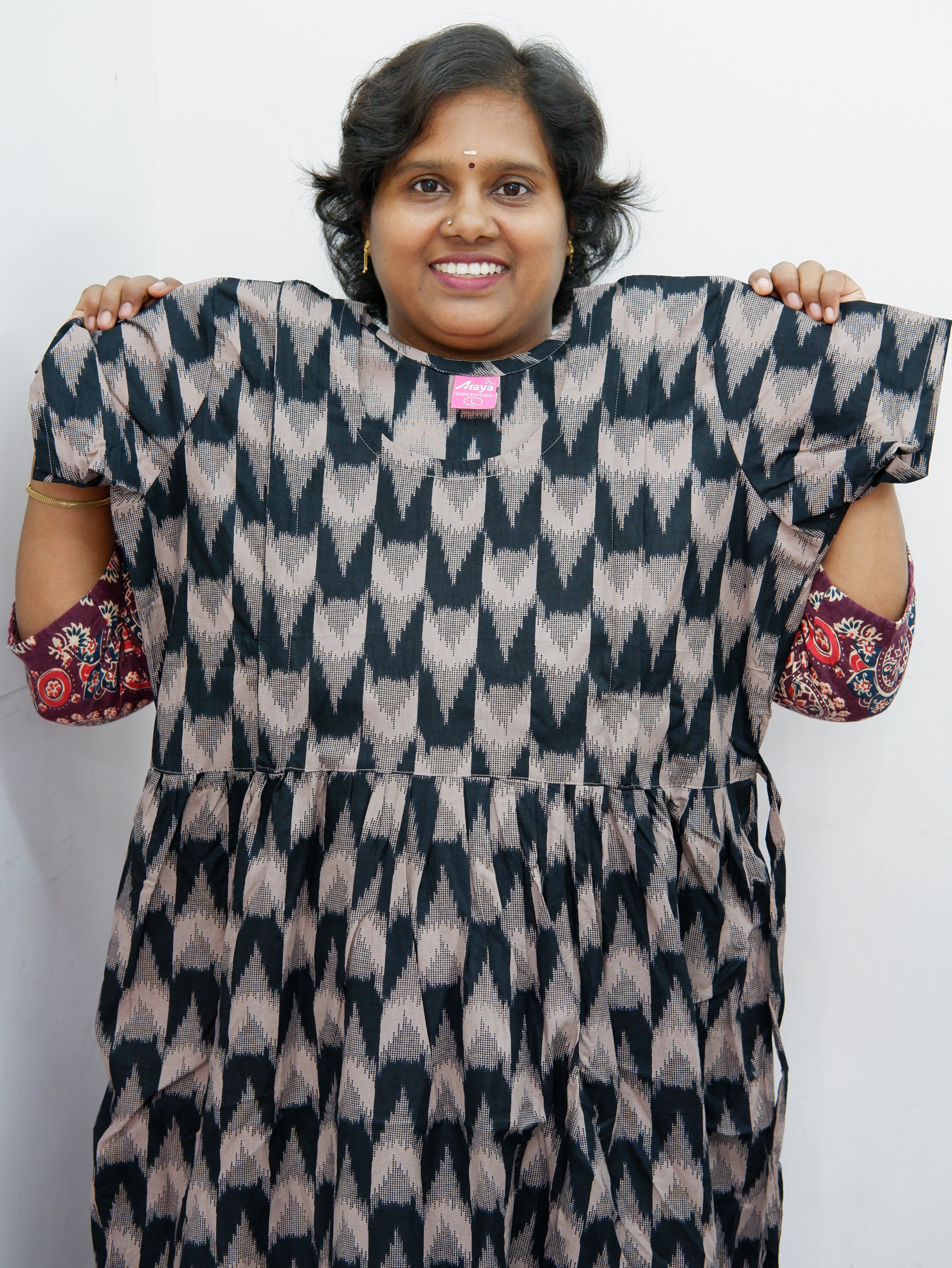 Comfort Fit Maternity Nighty – Side Zip Design