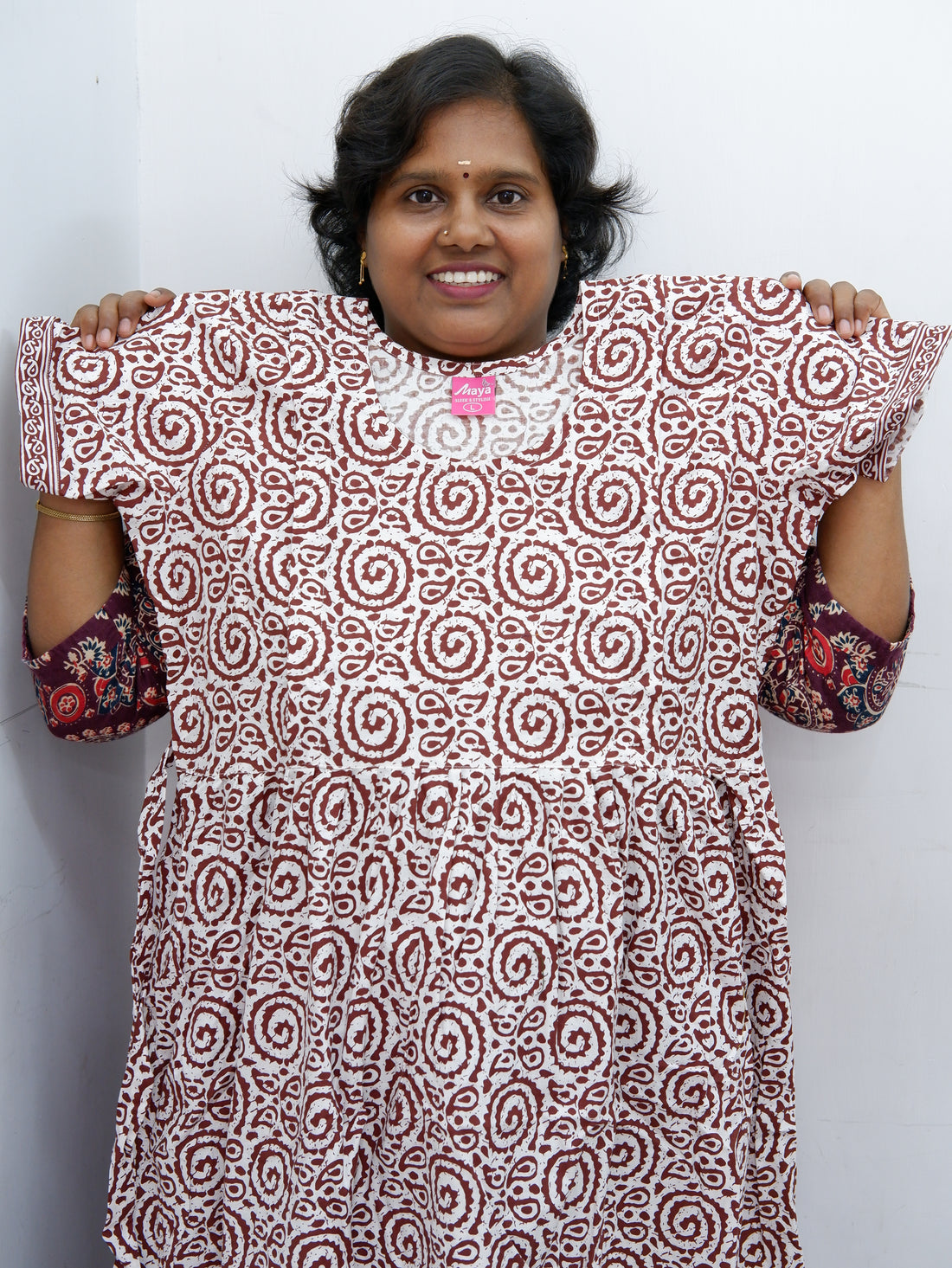 Comfort Fit Maternity Nighty – Side Zip Design