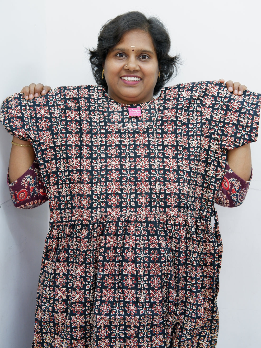 Comfort Fit Maternity Nighty – Side Zip Design