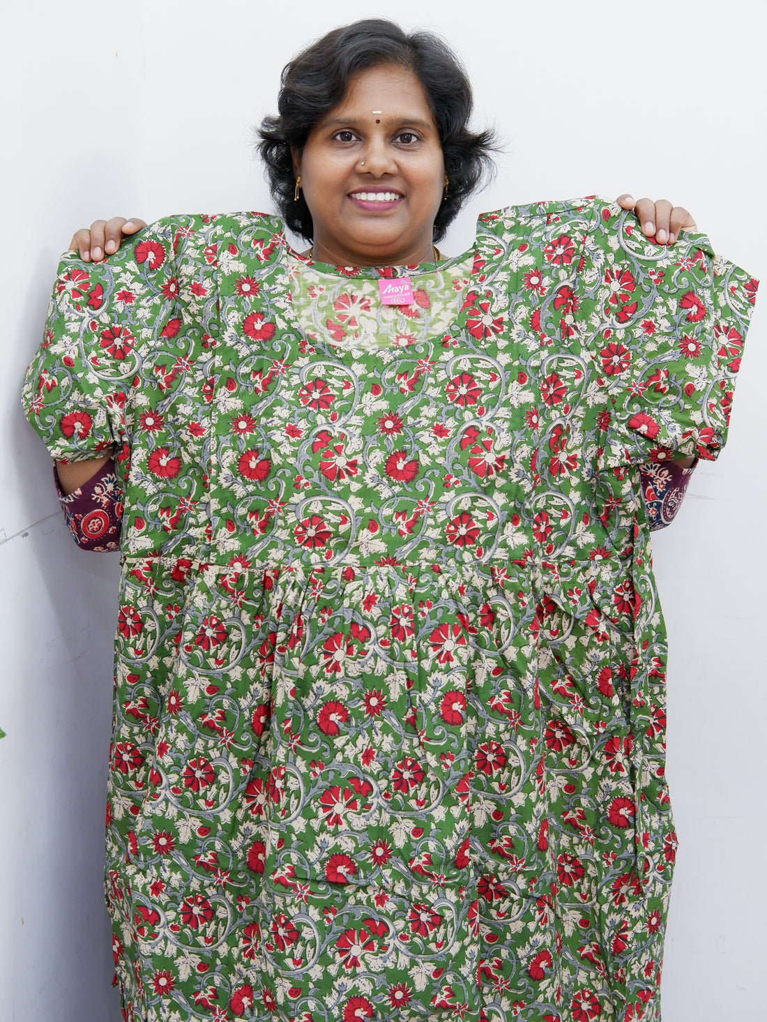 Comfort Fit Maternity Nighty – Side Zip Design