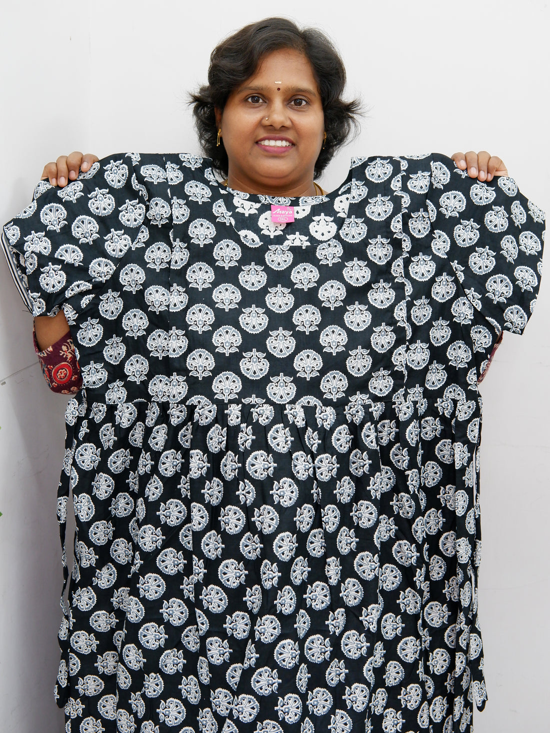 Comfort Fit Maternity Nighty – Side Zip Design