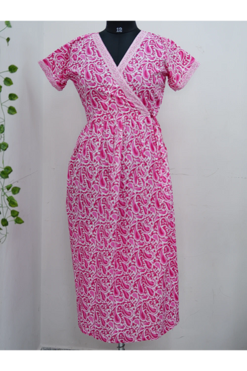 Zipless Pure Cotton Nighty for Women – Soft & Comfortable Wear