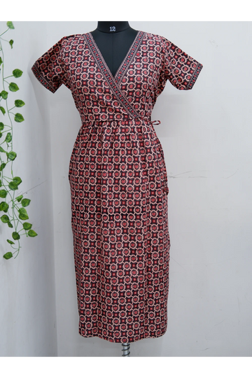 Zipless Pure Cotton Nighty for Women – Soft & Comfortable Wear