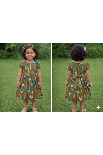 Premium Kids Cotton Frocks – Everyday Comfort