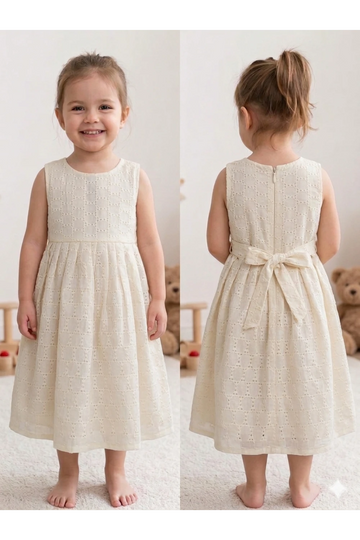 Acoba Cotton Sleeveless Frock For Kids