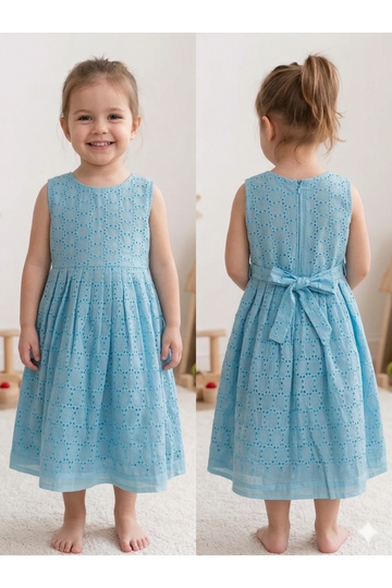 Acoba Cotton Sleeveless Frock For Kids
