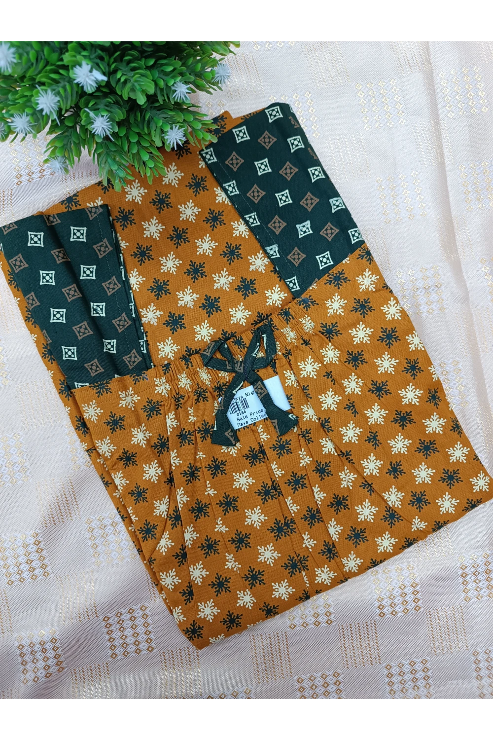 Elastic Pure Cotton Nighty for Women – Soft & Comfortable