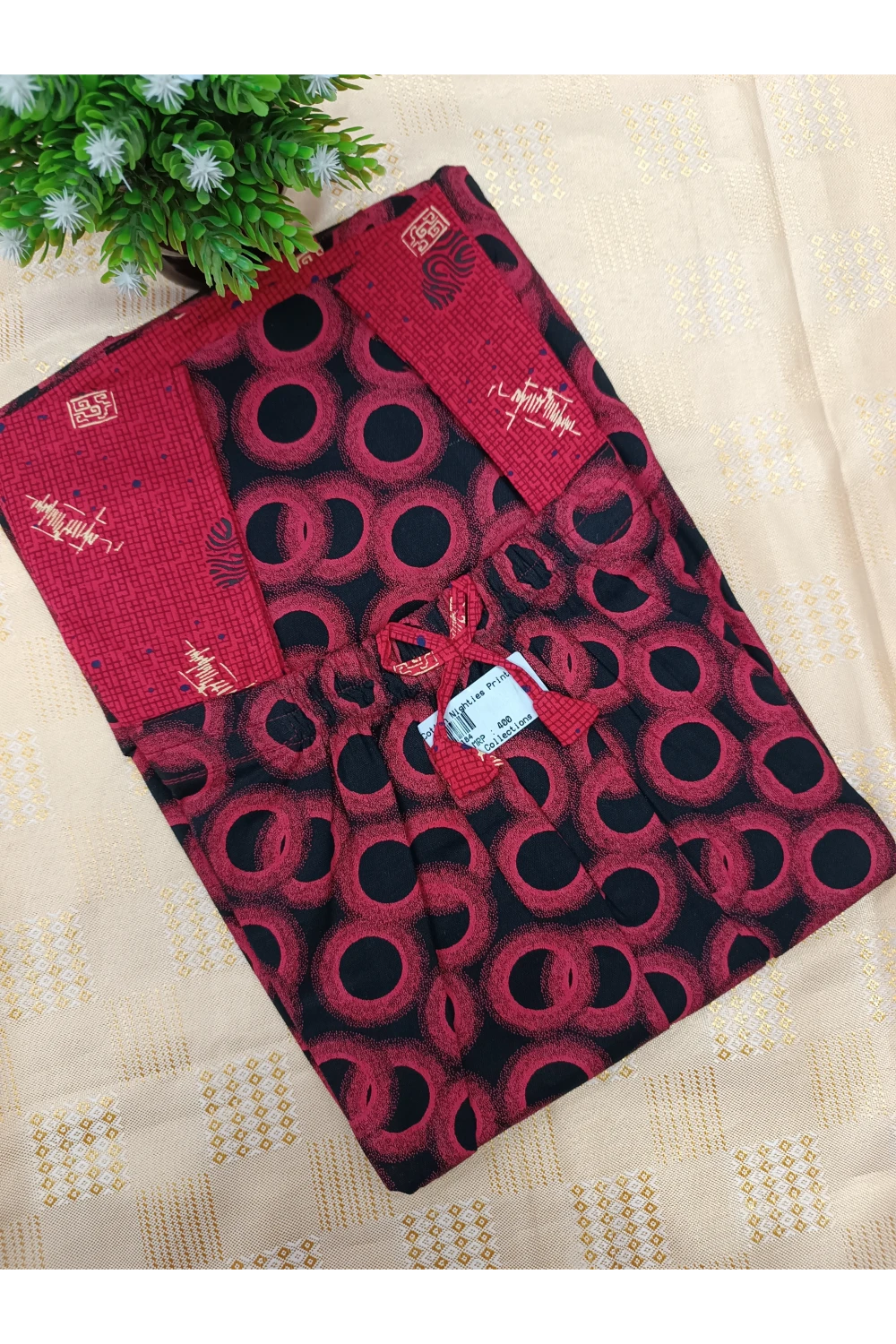 Elastic Pure Cotton Nighty for Women – Soft & Comfortable