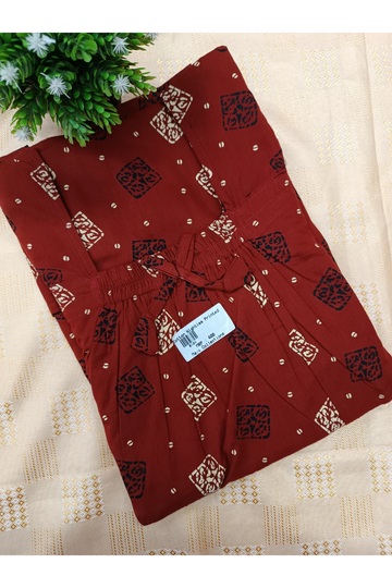 Elastic Pure Cotton Nighty for Women – Soft & Comfortable