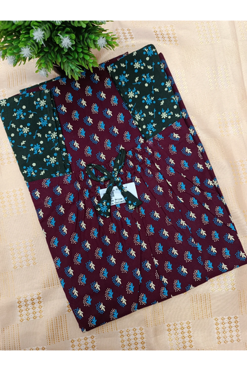 Elastic Pure Cotton Nighty for Women – Soft & Comfortable