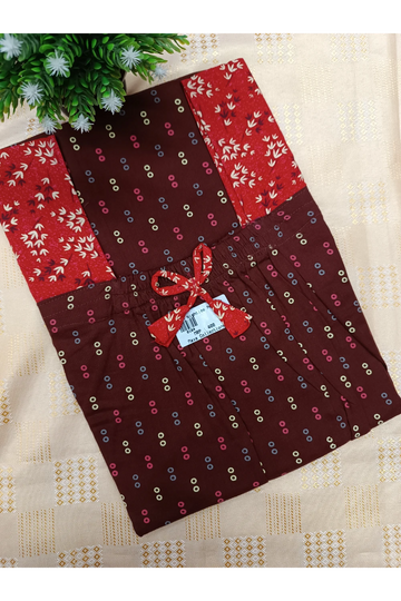 Elastic Pure Cotton Nighty for Women – Soft & Comfortable