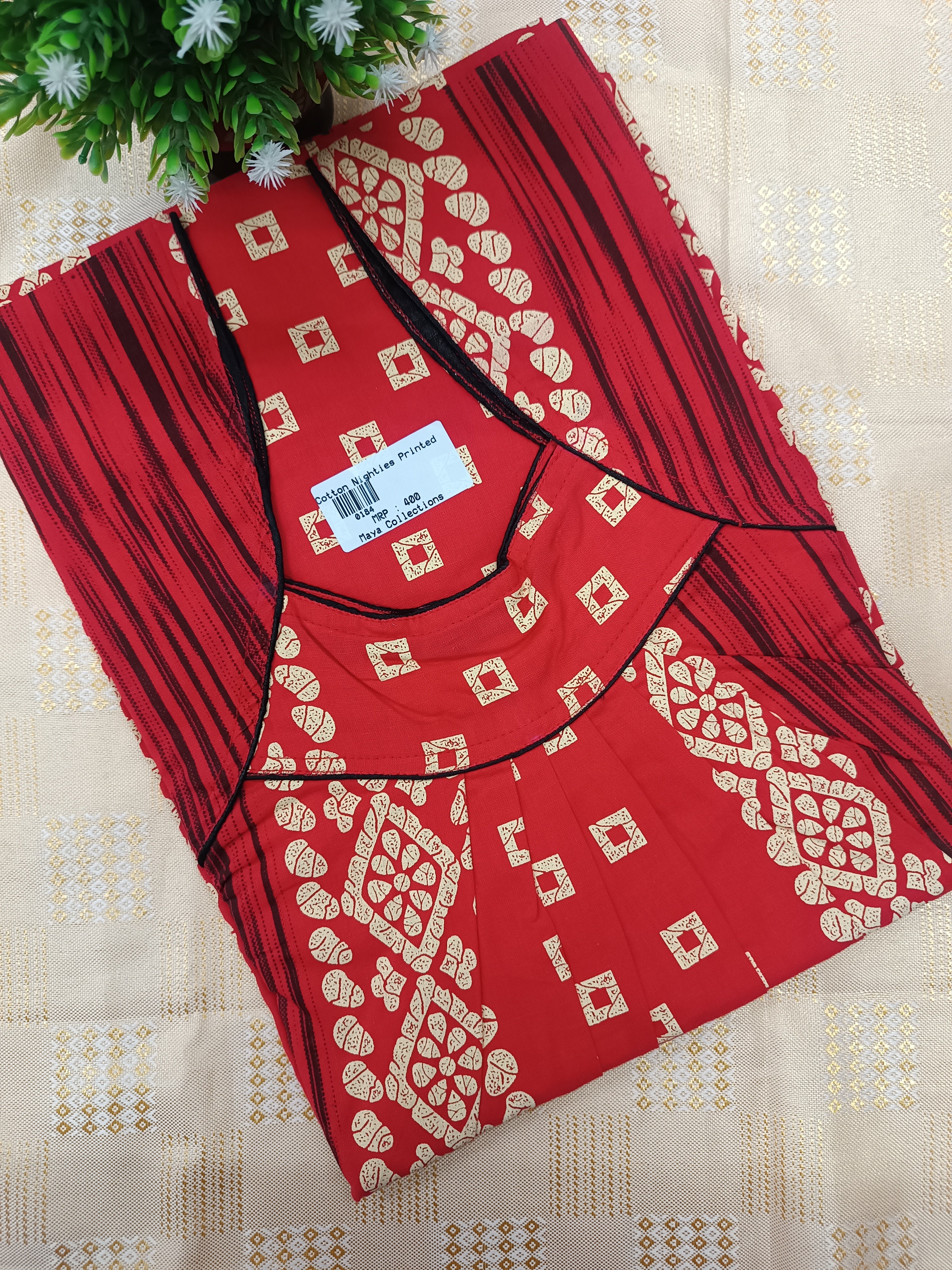 Pure Cotton Nighty for Women – Soft & Comfortable