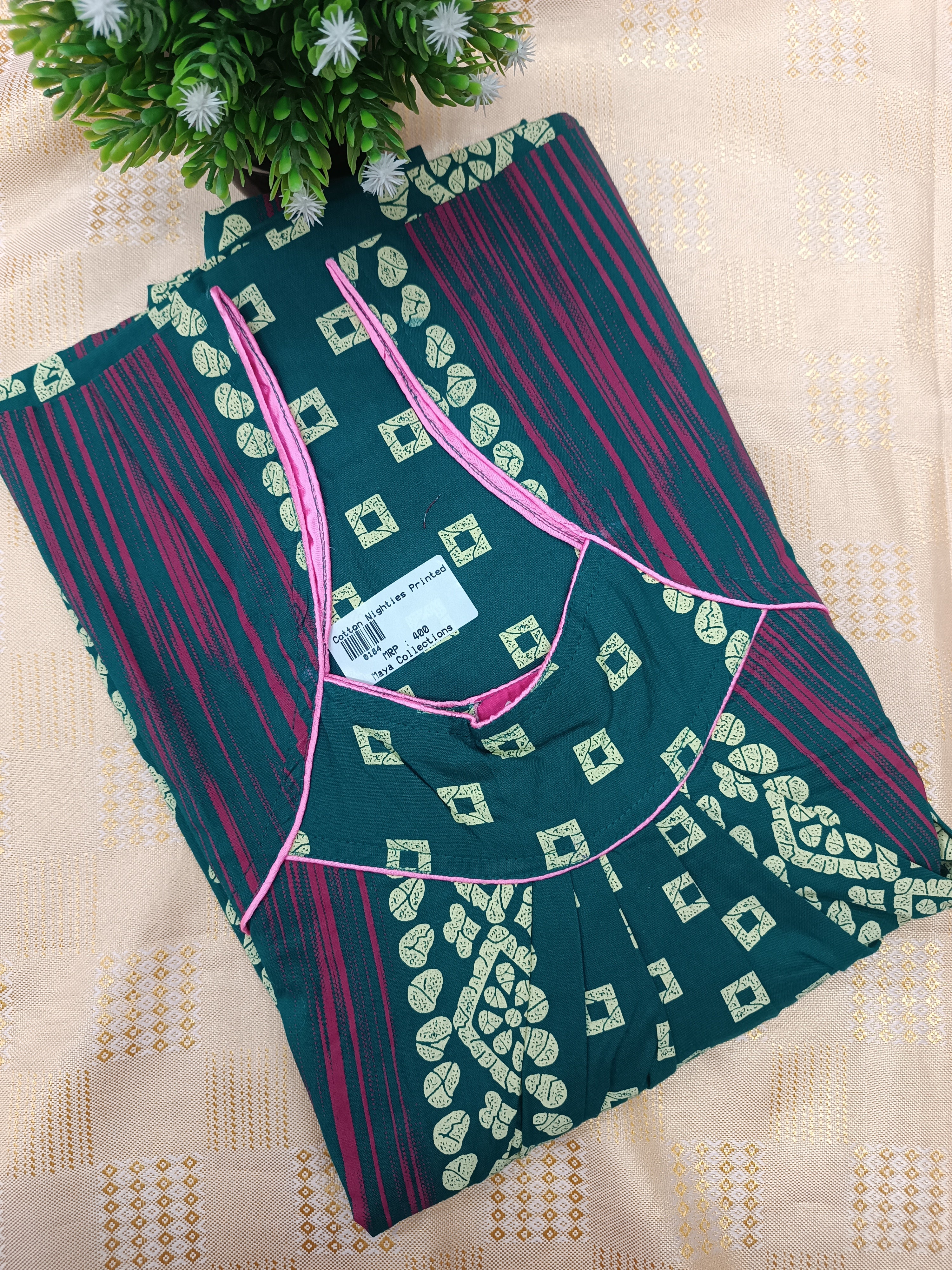 Pure Cotton Nighty for Women – Soft & Comfortable