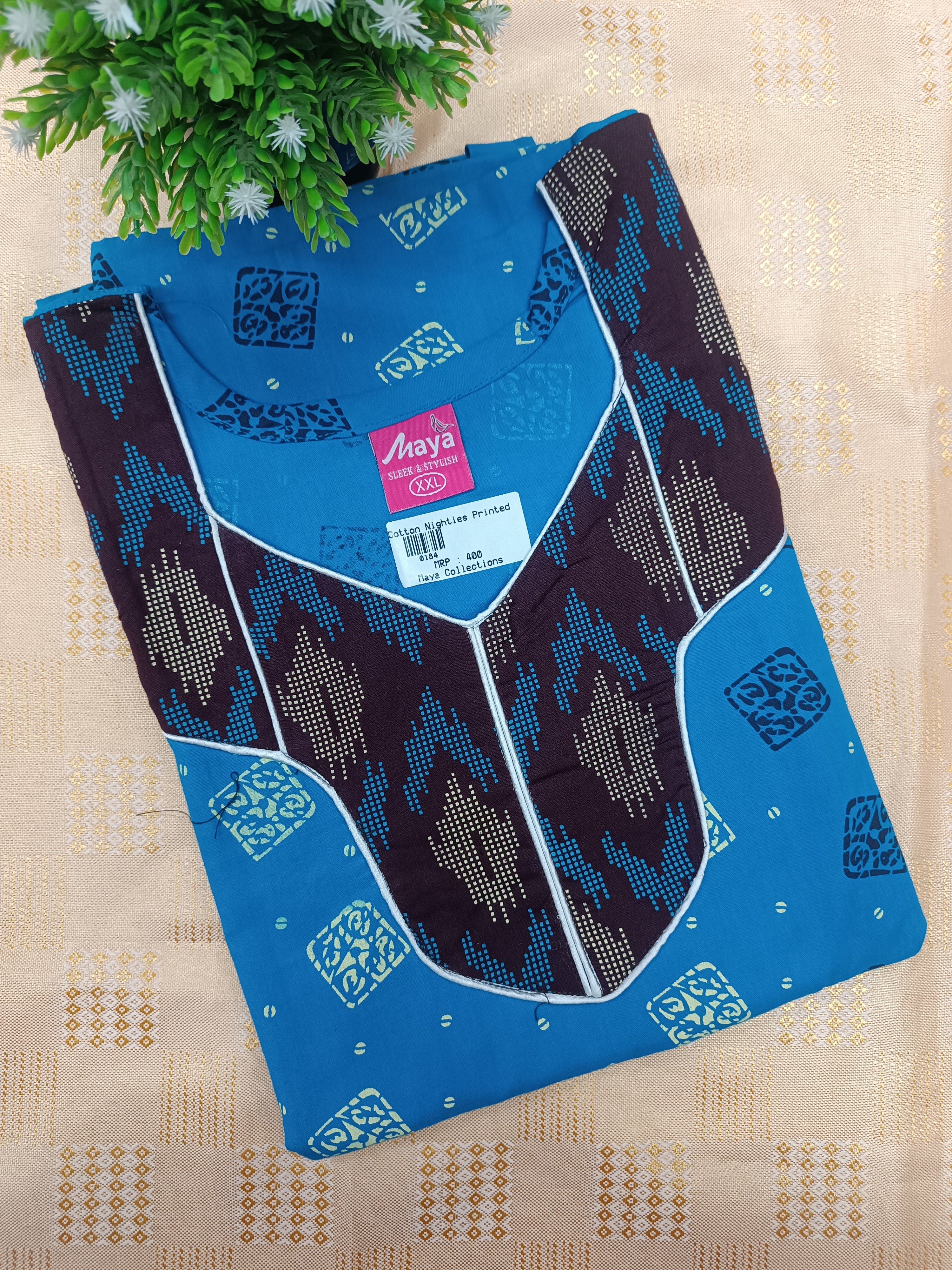 Pure Cotton Nighty for Women – Soft & Comfortable