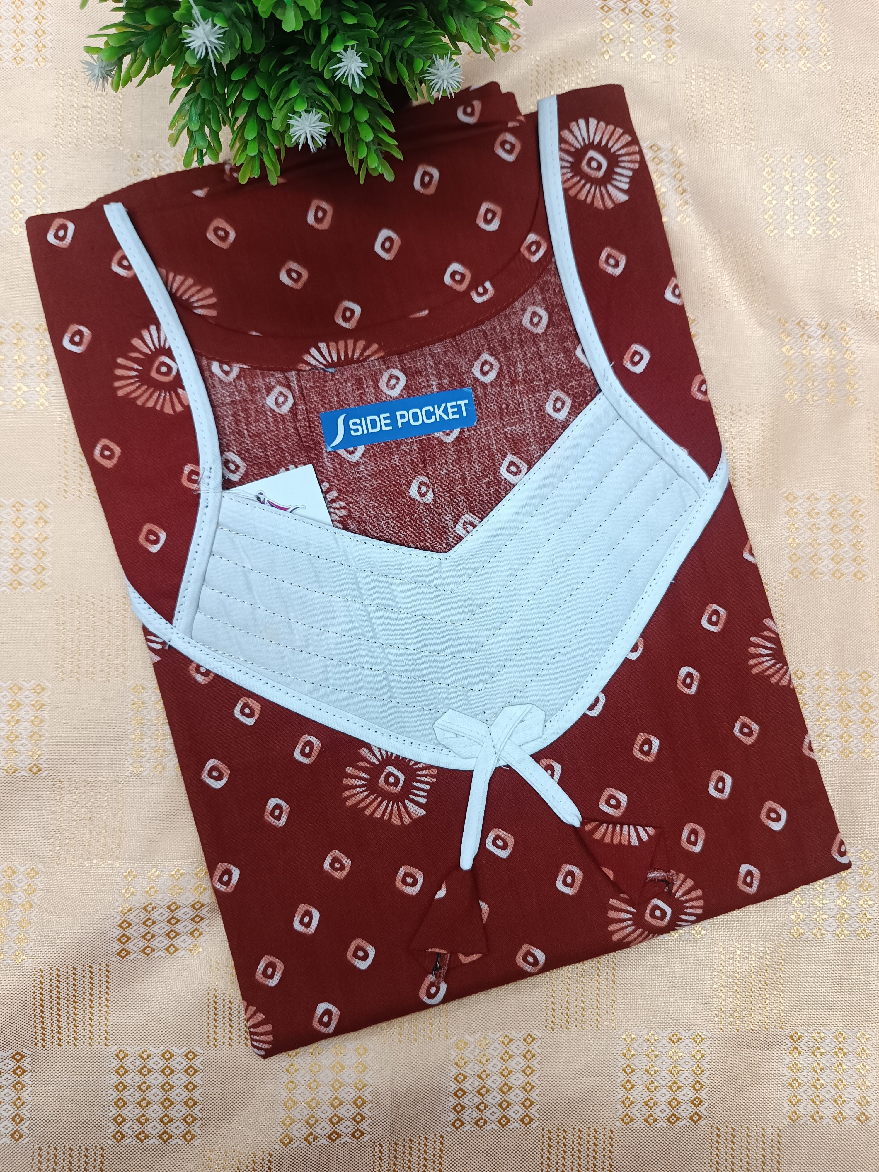 Pure Cotton Nighty for Women – Soft & Comfortable