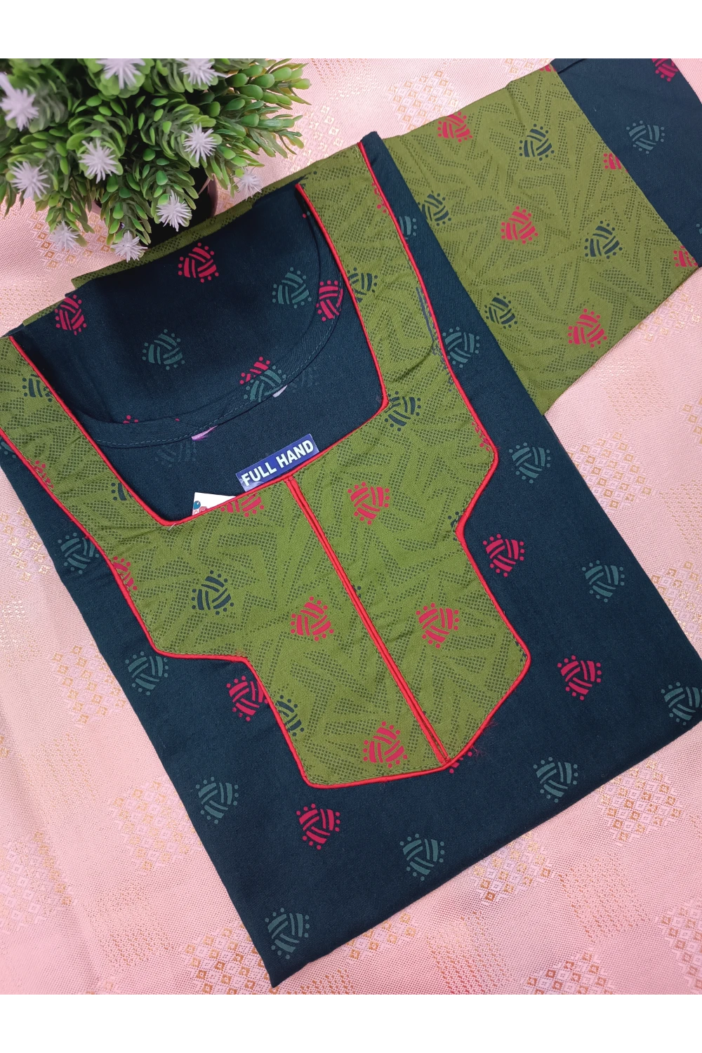 Classic 3/4 Sleeve Cotton Nighty for Women