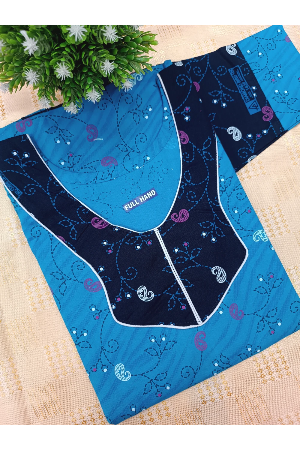 Classic 3/4 Sleeve Cotton Nighty for Women