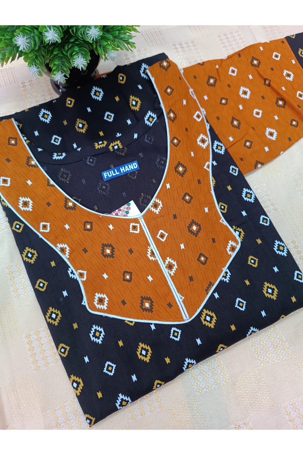 Classic 3/4 Sleeve Cotton Nighty for Women