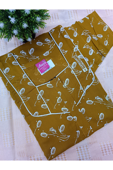 Classic 3/4 Sleeve Cotton Nighty for Women