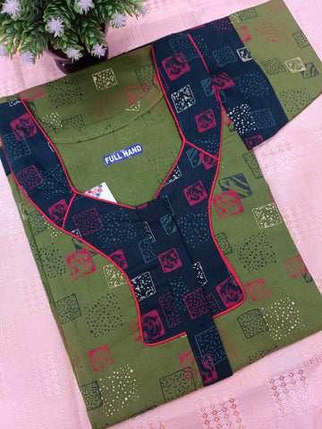 Classic 3/4 Sleeve Cotton Nighty for Women