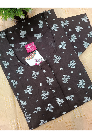 Classic 3/4 Sleeve Cotton Nighty for Women