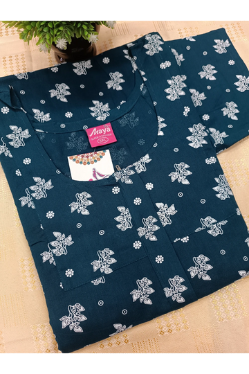 Classic 3/4 Sleeve Cotton Nighty for Women