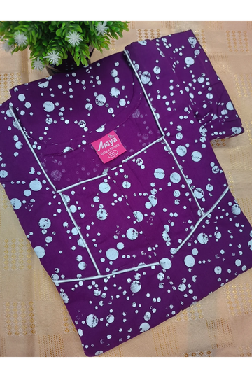 Classic 3/4 Sleeve Cotton Nighty for Women