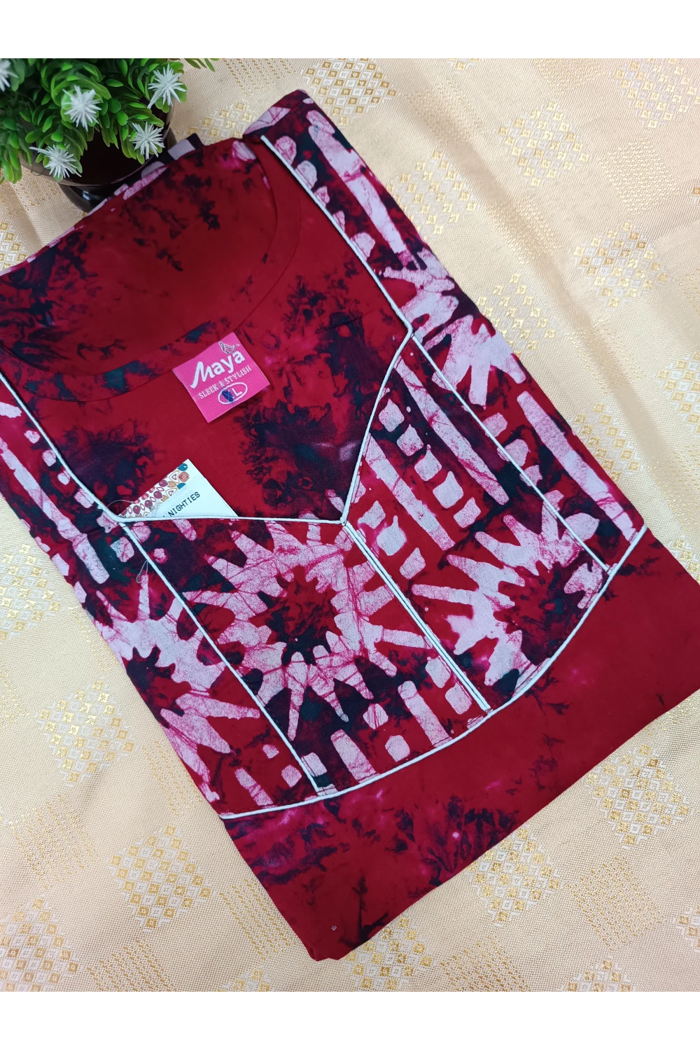 Pure Cotton Nighty for Women – Soft & Comfortable