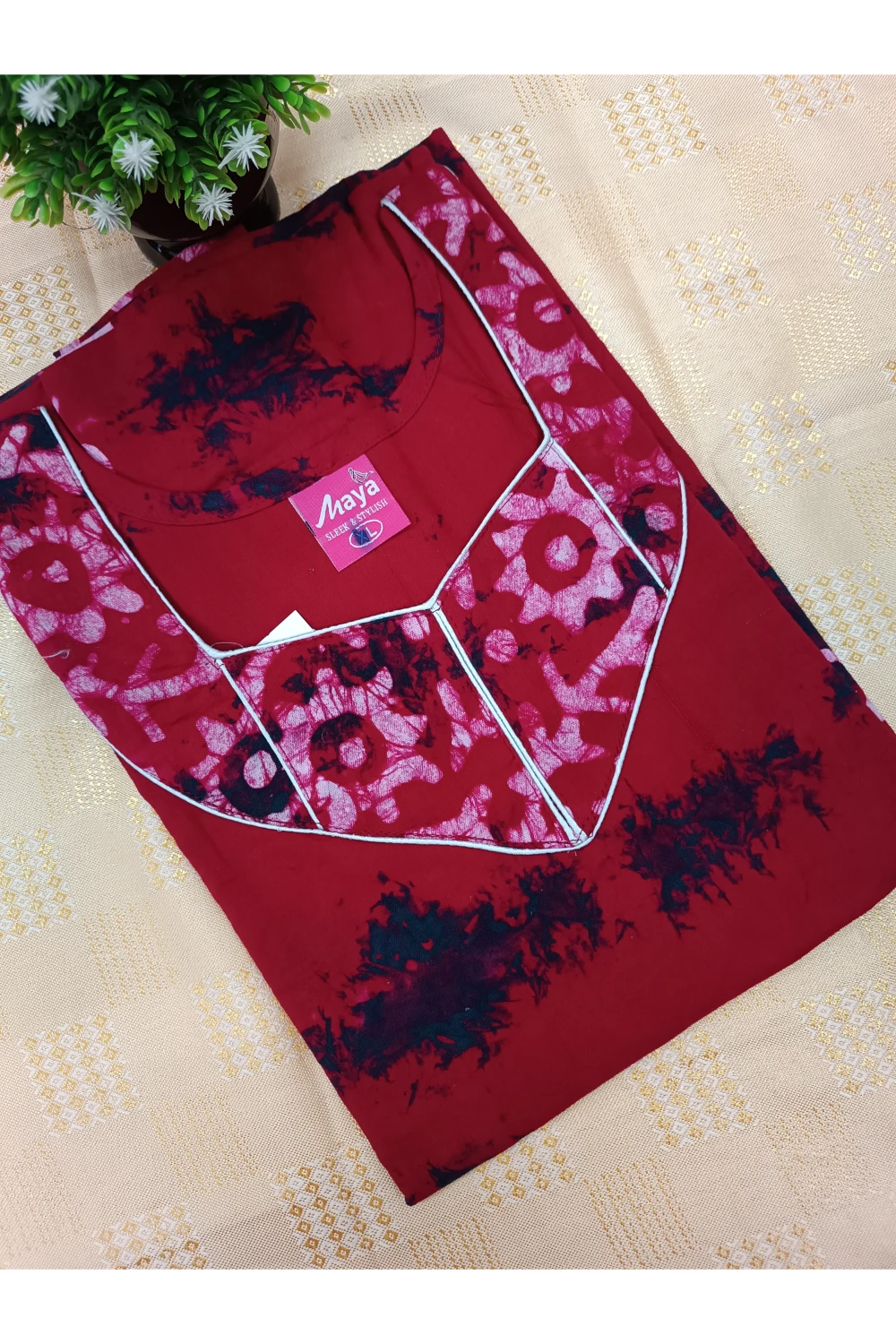 Pure Cotton Nighty for Women – Soft & Comfortable