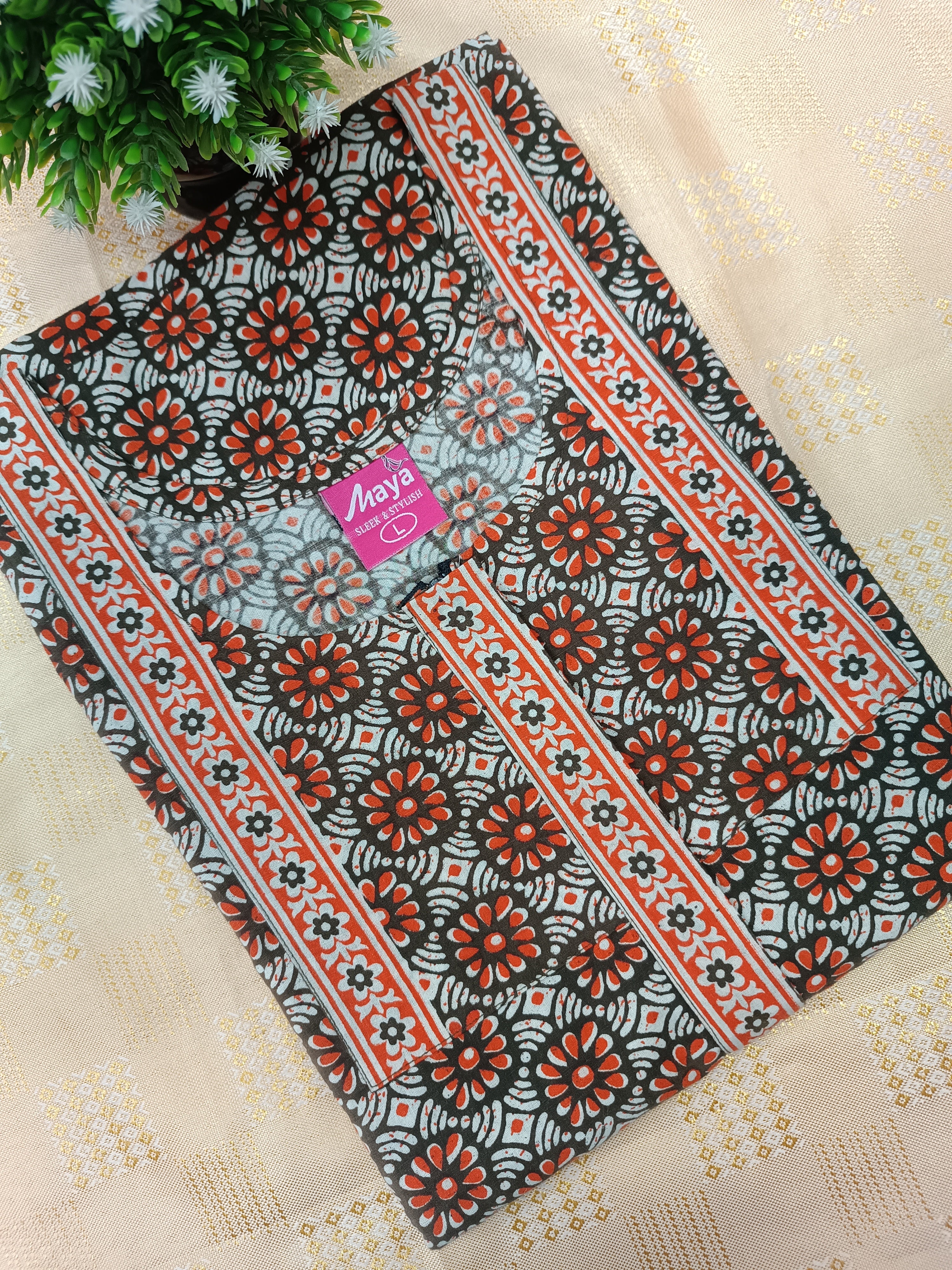 Elegant Zip Nighty – Jyothi Cotton Breeze