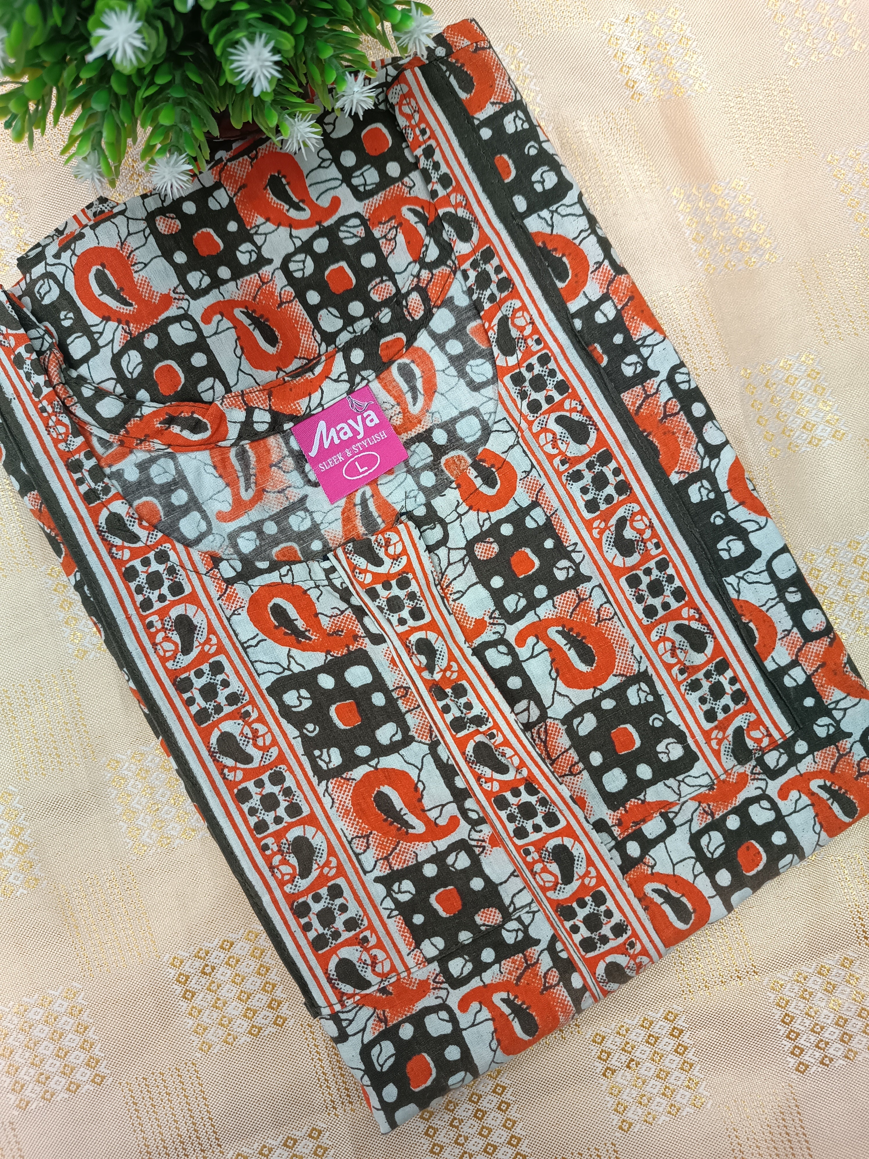 Elegant Zip Nighty – Jyothi Cotton Breeze