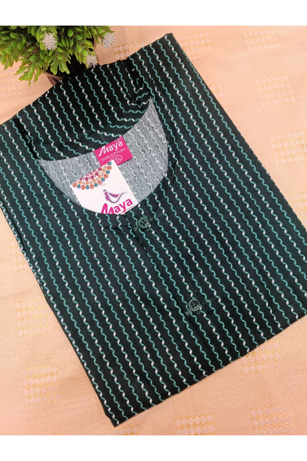 Full Open Cotton Nighty for Women – Front Button Nightwear