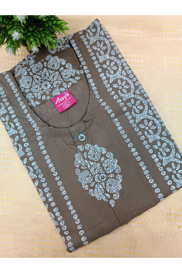 Full Open Cotton Nighty for Women – Front Button Nightwear