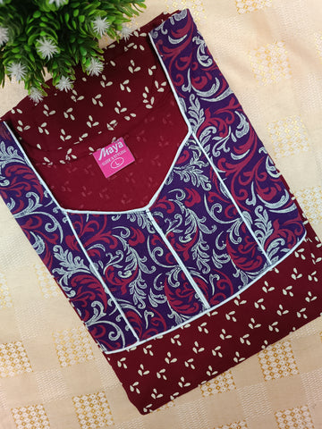 Pure Cotton Nighty for Women – Soft & Comfortable