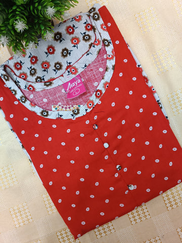 Lightweight Frock Style Cotton Nighty