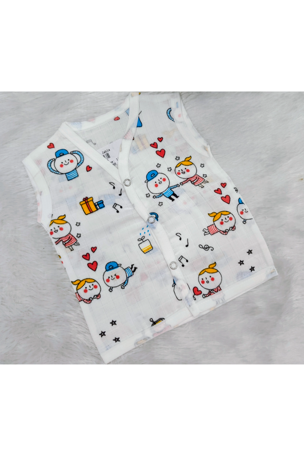 MUSLIN BUTTON JABLA