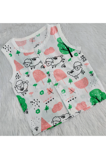MUSLIN BUTTON JABLA