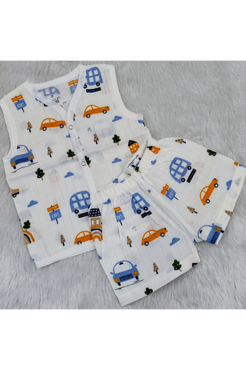 Muslin Jabla Set